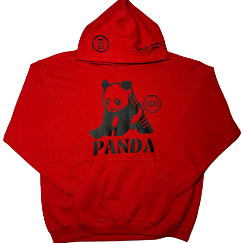 Red x Black Panda Hoodie aka The Lumberjack