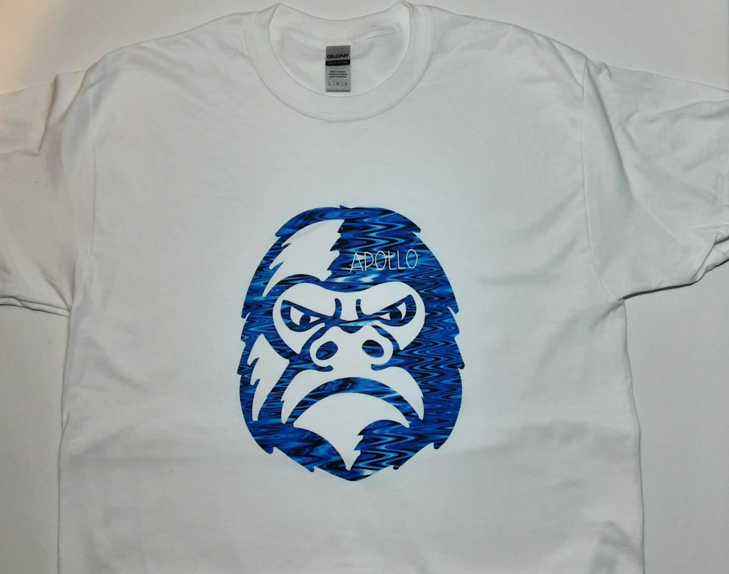 Apollo - Ocean Blue & White T-Shirt