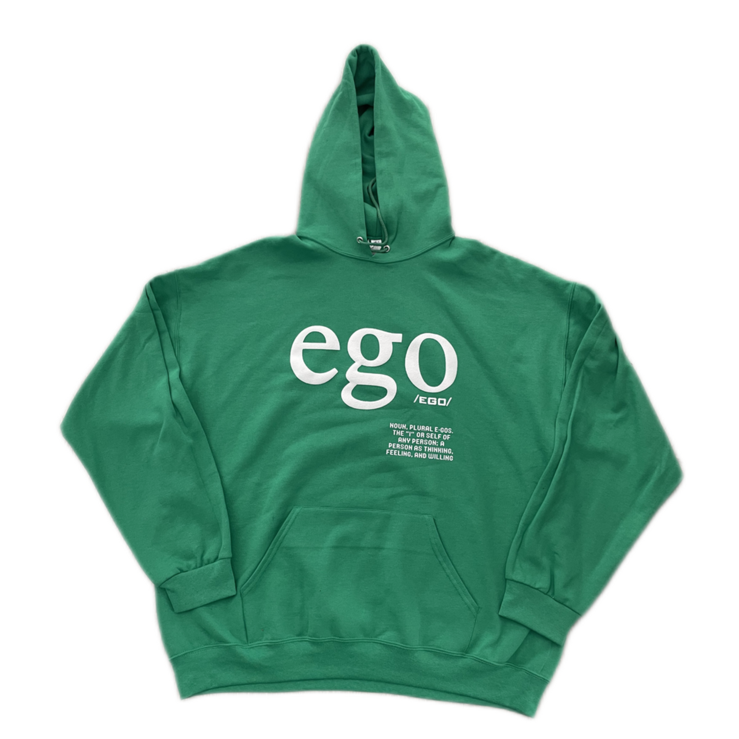 Green and White Hoodie